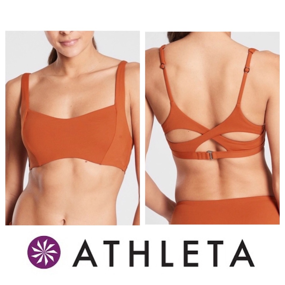 Athleta Rust Bikini Top